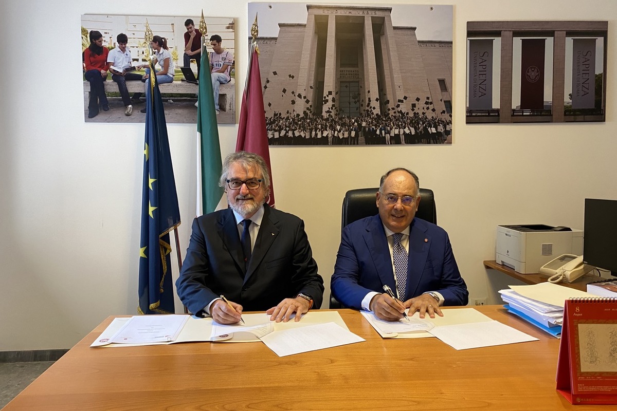 The Prince Albert II of Monaco Foundation officalises a partnership with the Roma Sapienza Foundation