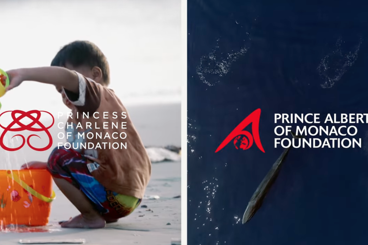 La Fondation Princesse Charlène de Monaco et la Fondation Prince Albert II de Monaco réunies pour un défi sportif au coeur du Sanctuaire Pelagos