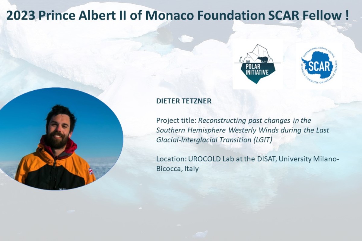 The Scientific Committee on Antarctic Research (SCAR) Announces 2023 SCAR Fellows in Antarctic Research with Support from the Prince Albert II of Monaco Foundation