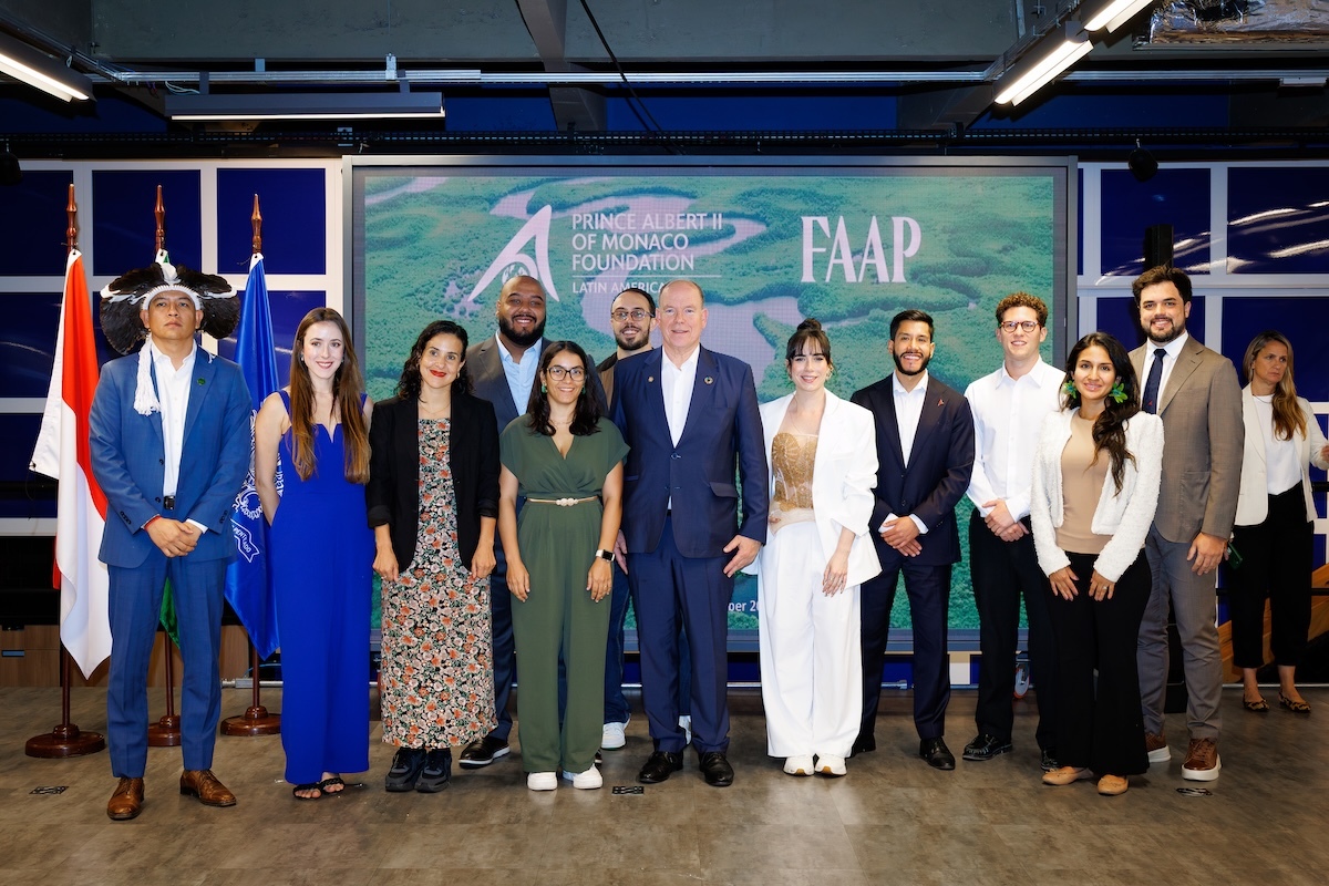 HSH Prince Albert II of Monaco Meets Young Entrepreneurs and Students During His Visit to São Paulo