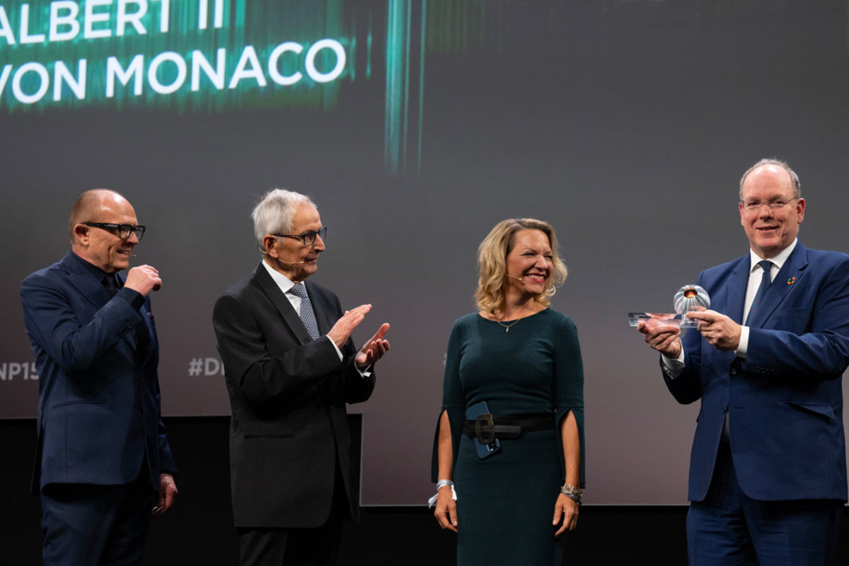 S.A.S. le Prince Albert II de Monaco honoré du Prix Allemand du Développement Durable